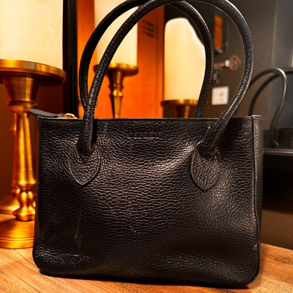 Vintage OSPREY by Graeme Ellisdon Navy blue Leather Bag.